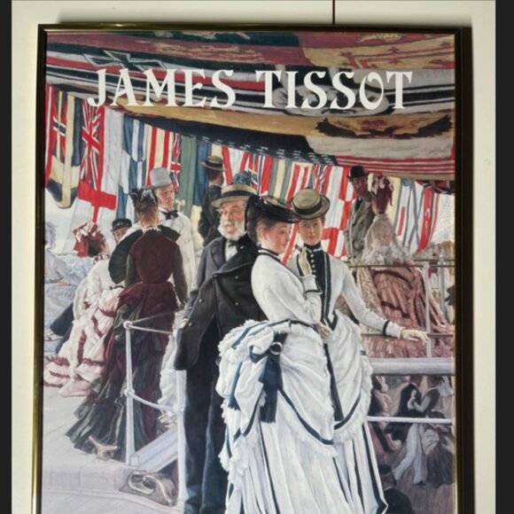JAMES TISSOT Ball on board Musse du Petit Palais Authentic Original 1985 Poster - Picture 2 of 5